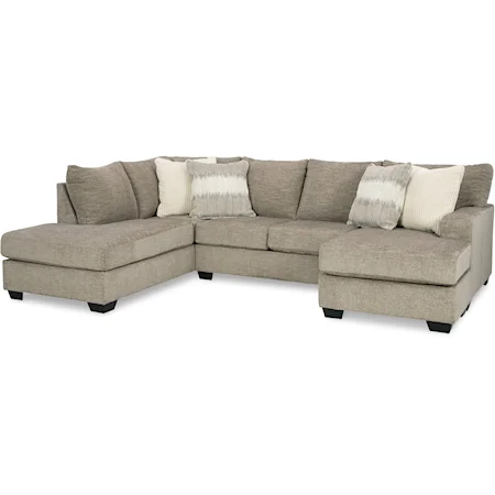 2-Piece Sectional with 2 Chaises