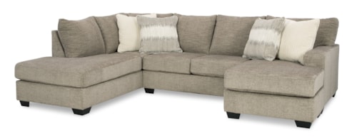 2-Piece Sectional with 2 Chaises