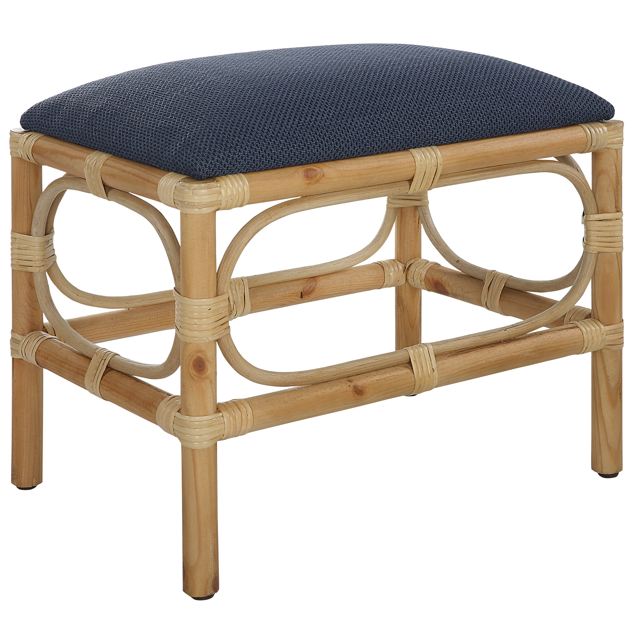 Uttermost Laguna Laguna Small Navy Bench