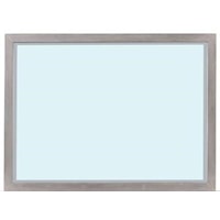 Contemporary Landscape Wall or Dresser Mirror in Mineral Finish