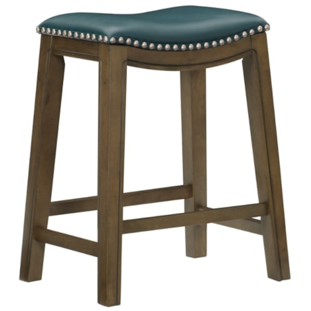 Counter Height Upholstered Stool