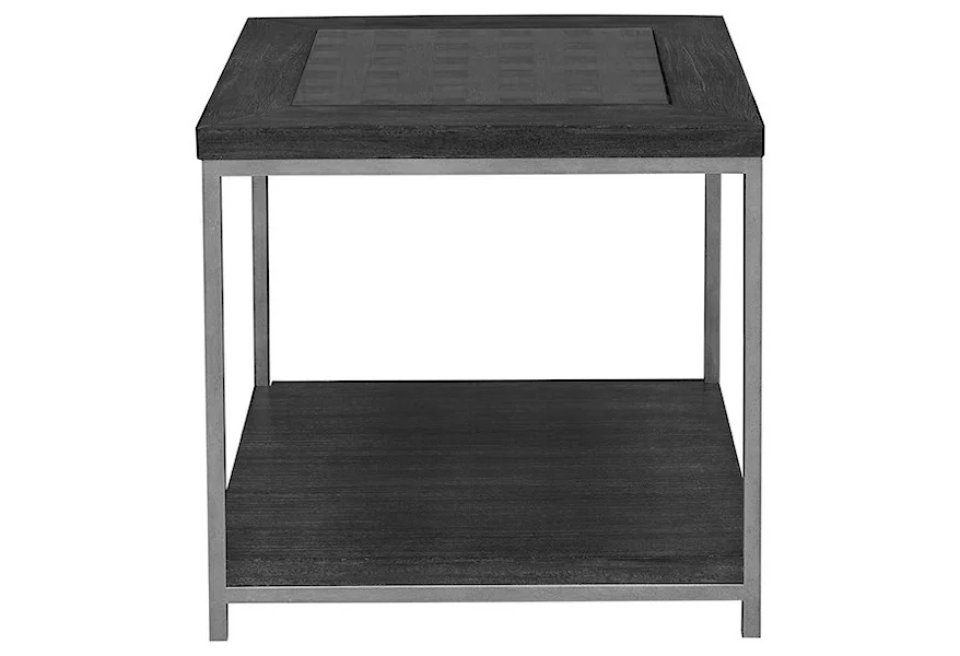 City Limits Square End Table by Trisha Yearwood Home Collection by Klaussner at Sam Levitz Furniture