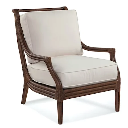 Coastal Wicker Accent Chair