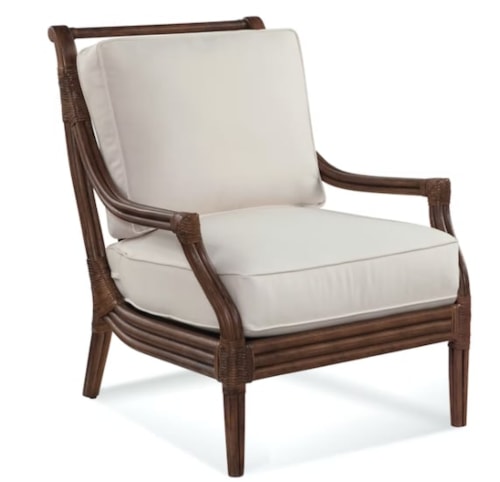 Coastal Wicker Accent Chair