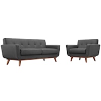 Armchair and Loveseat Set of 2