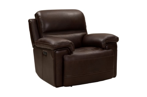 Casual Power Recliner with Power Headrest