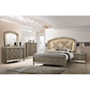 Crown Mark Cristal King Bed