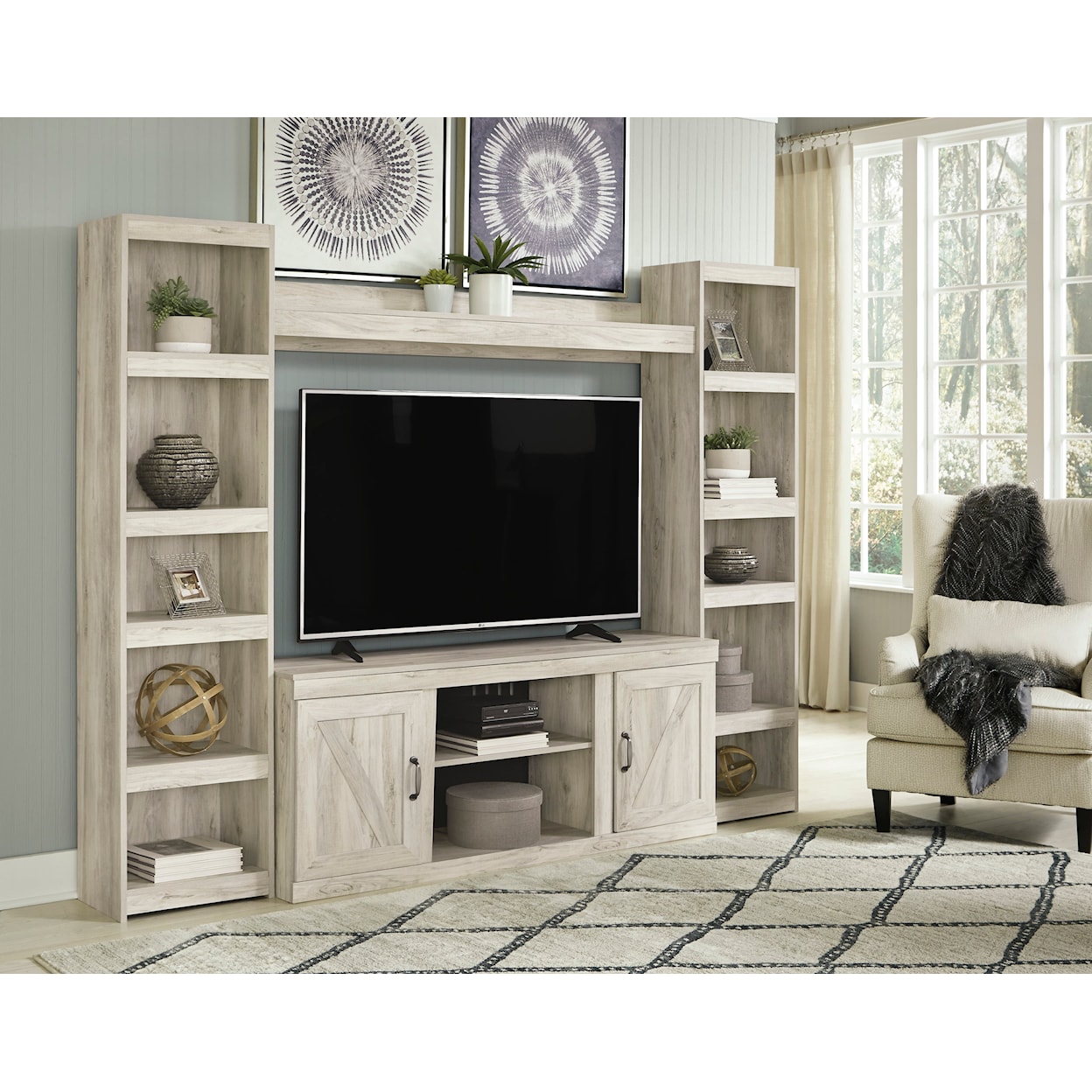 Signature Design by Ashley Bellaby 4-Piece Entertainment Center
