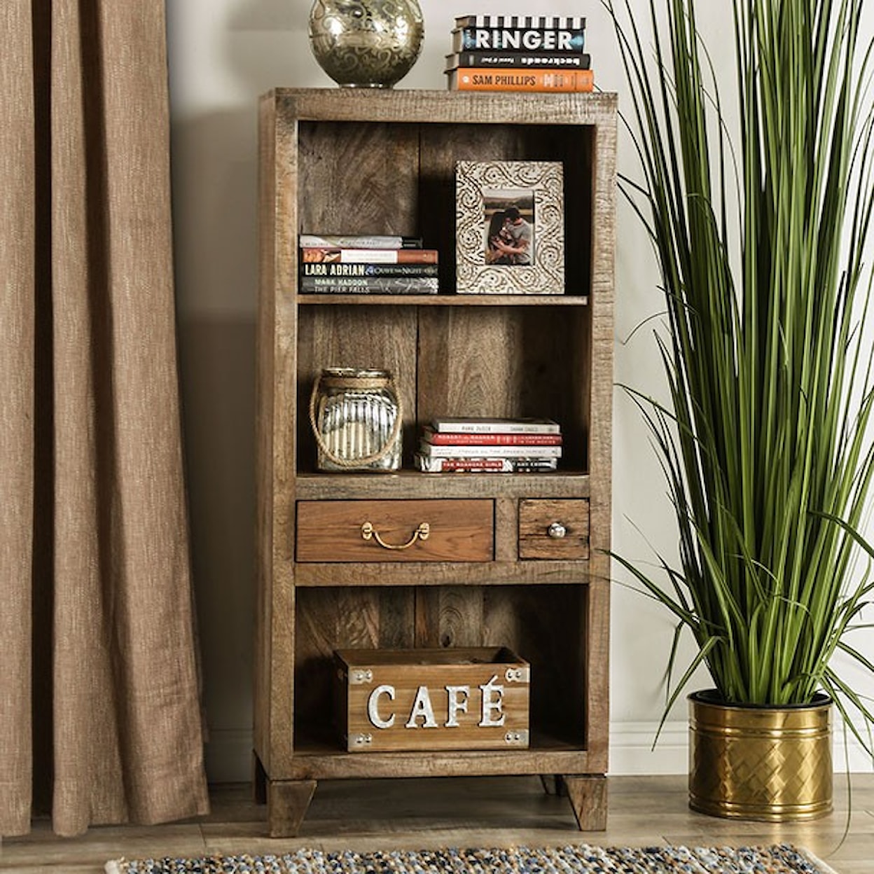 Furniture of America Saffronwald Bookshelf