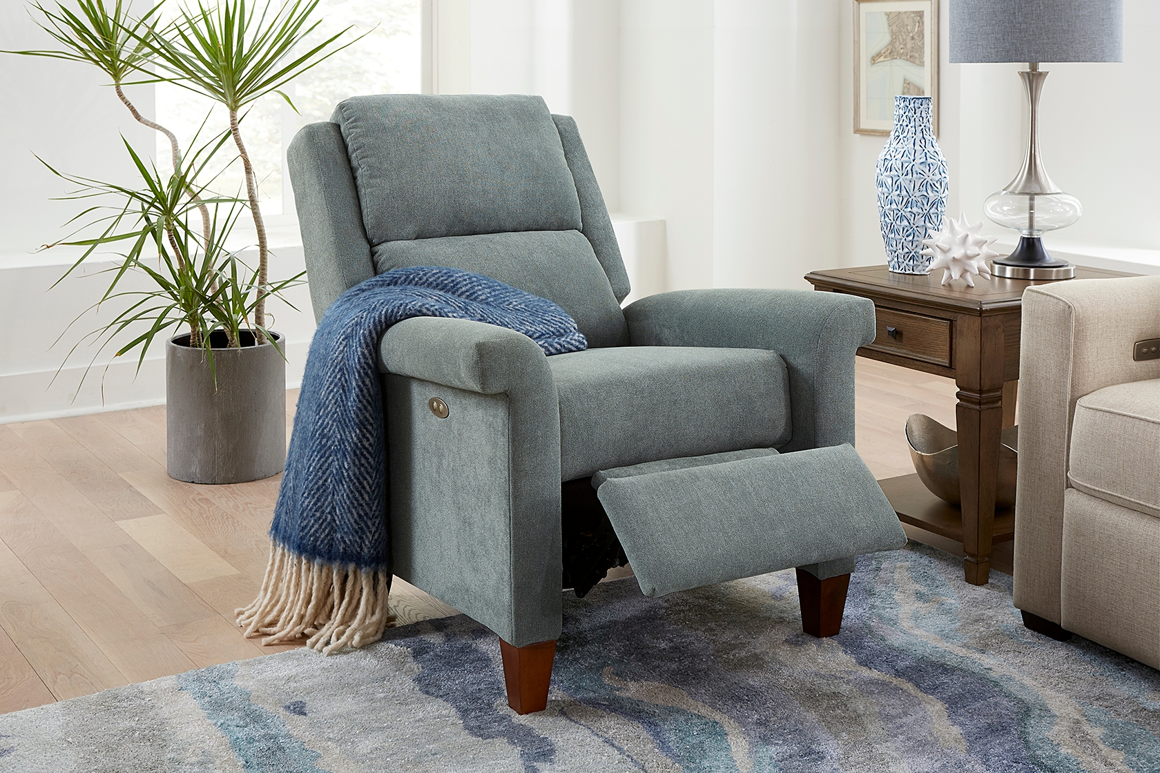 England Wright Push Back Recliner