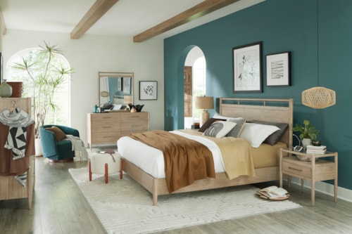 Transitional 5-Piece Queen Bedroom Set