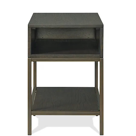 Contemporary Rectangular Chairside Table