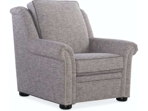 Transitional Power Recliner w/ Power Headrest