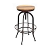 Progressive Furniture Boho Adjustable Swivel Stool