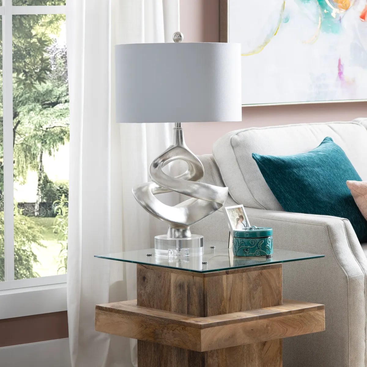 Curren Sculptural Table Lamp