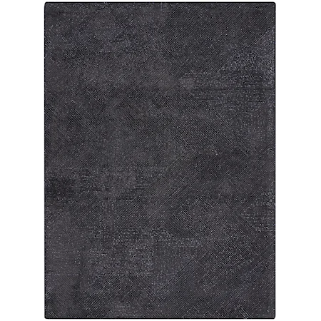 4' X 6' Black Rectangle Rug