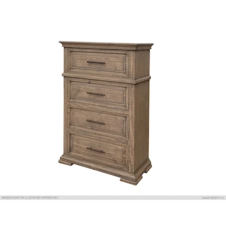 Traditional 4-Drawer Chest