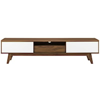 Mid-Century Modern 70" Media Console Wood TV Stand