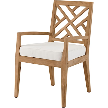 Coastal Outdoor Living Cushioned Arm Chair