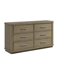 Contemporary 6-Drawer Dresser