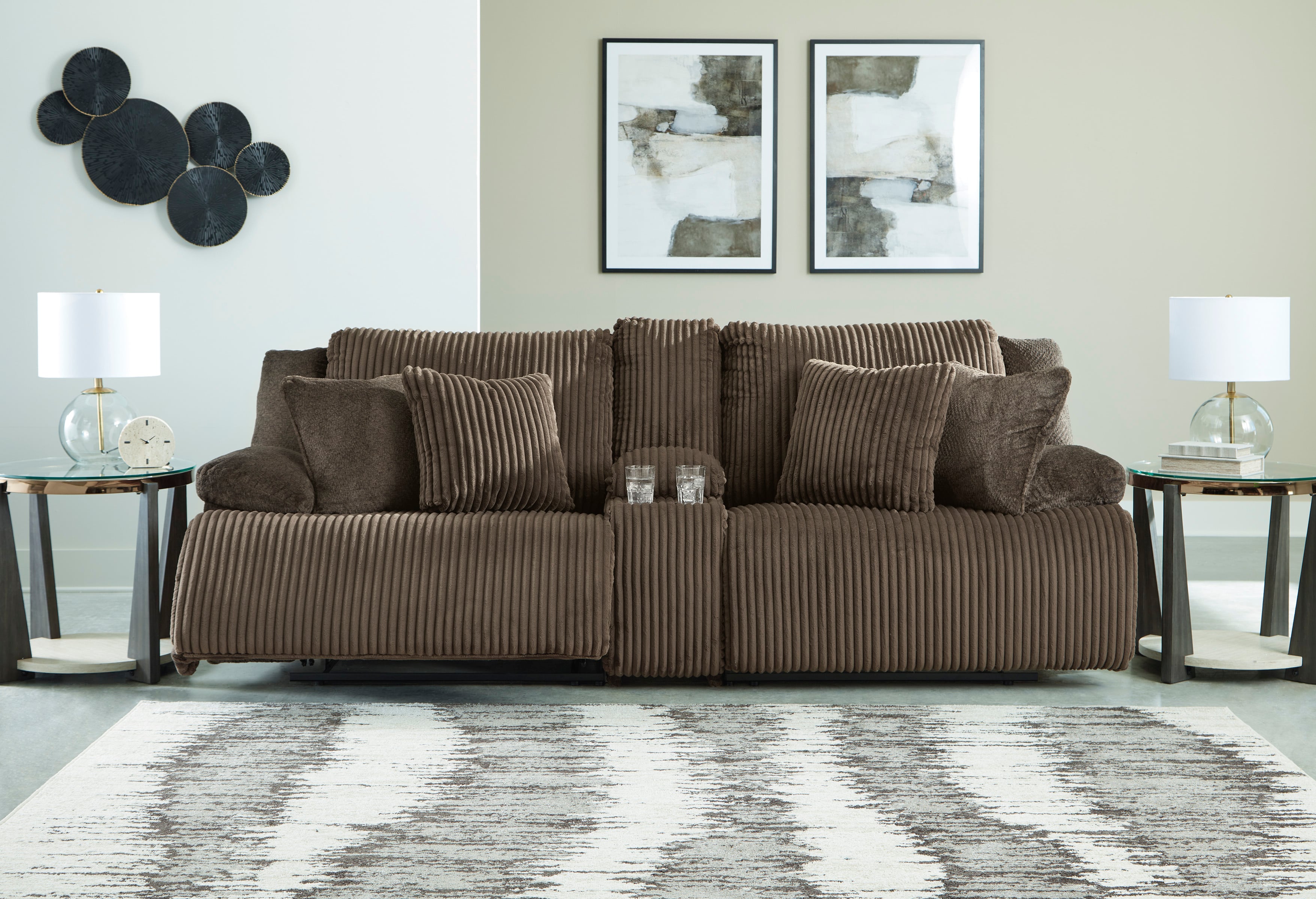 Signature Design by Ashley Top Tier 3-Piece Reclining Loveseat