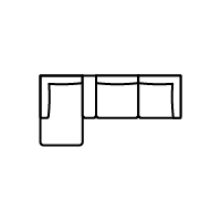 Chaise Sofa w/ Console