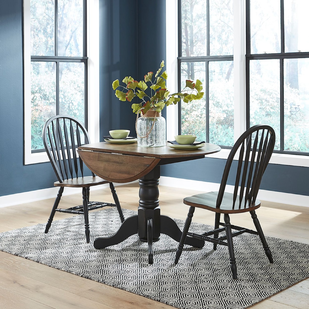 Liberty Furniture Carolina Crossing Drop Leaf Dining Set