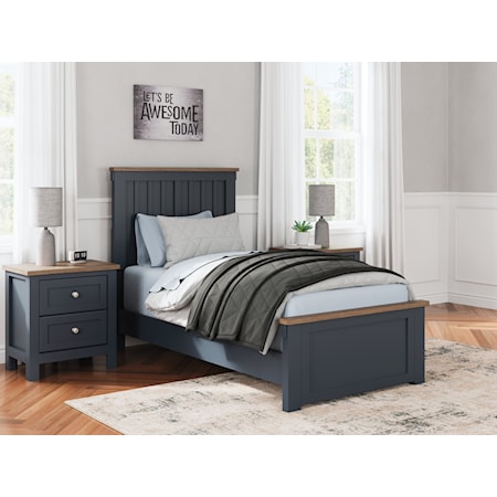 Twin Panel Bed