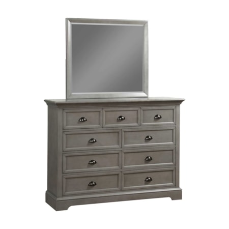 58 inch 9-Drawer Dresser