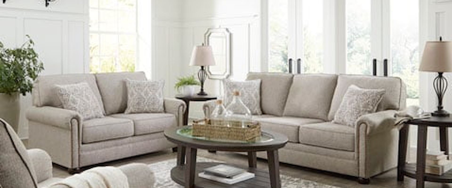 Sofa, Loveseat and Chair