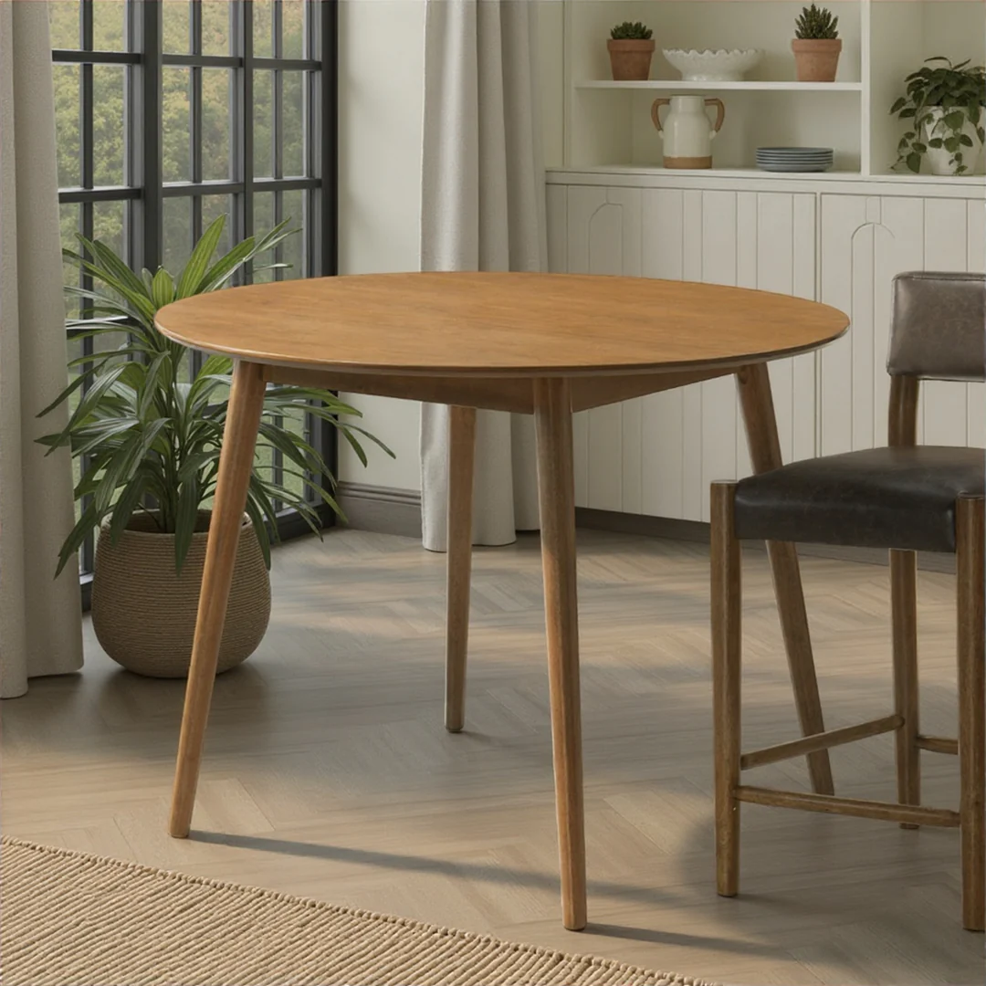 Armen Living Bennet 47" Round Pub Table