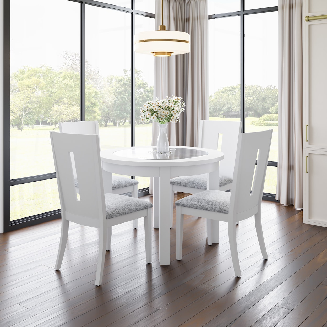 VFM Signature Urban Icon 42" Round Dining Table