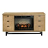Signature Design by Ashley Freslowe Large TV Stand with Fireplace