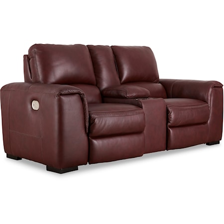 Power Reclining Loveseat with Console