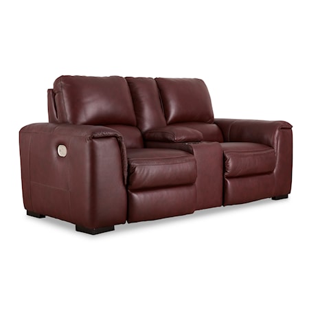 Power Reclining Loveseat with Console