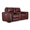 Signature Alessandro Power Reclining Loveseat with Console