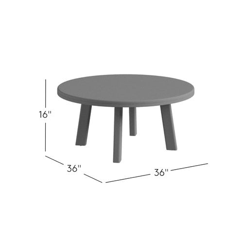 VFM Signature Reclamation 23002 Reclamation Salvaged Wood Round Coffee