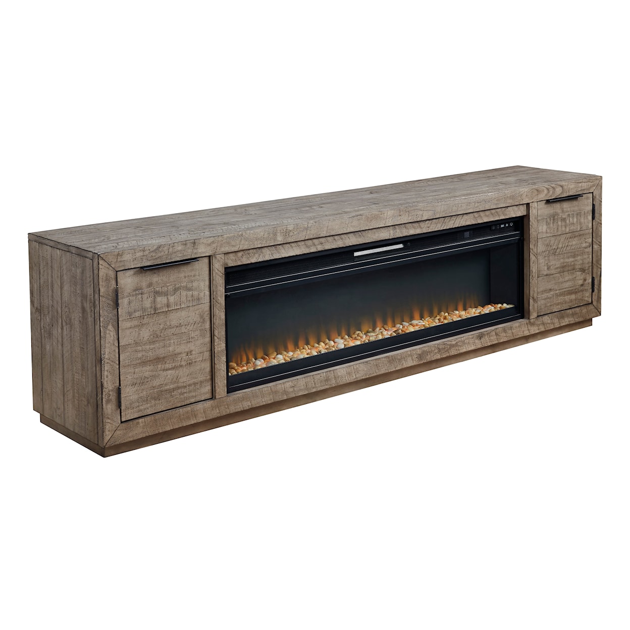 Ashley Signature Design Krystanza TV Stand with Electric Fireplace