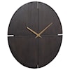 Signature Design by Ashley Furniture Wall Art Pabla Black Wall Clock