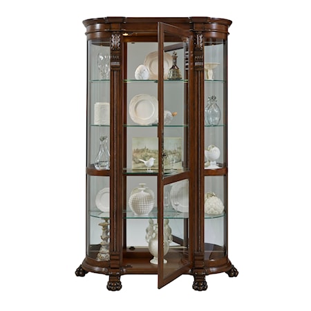 Living Room End Curio Cabinet