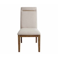Transitional Dining Upholstered Side Chair