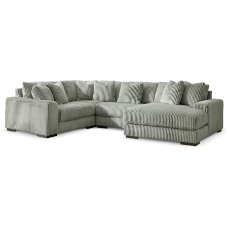 4-Piece Sectional With Chaise
