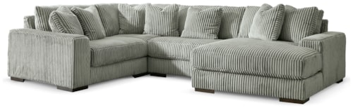 4-Piece Sectional With Chaise