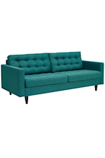 Modway Empress Empress Contemporary Upholstered Accent Ottoman - Teal