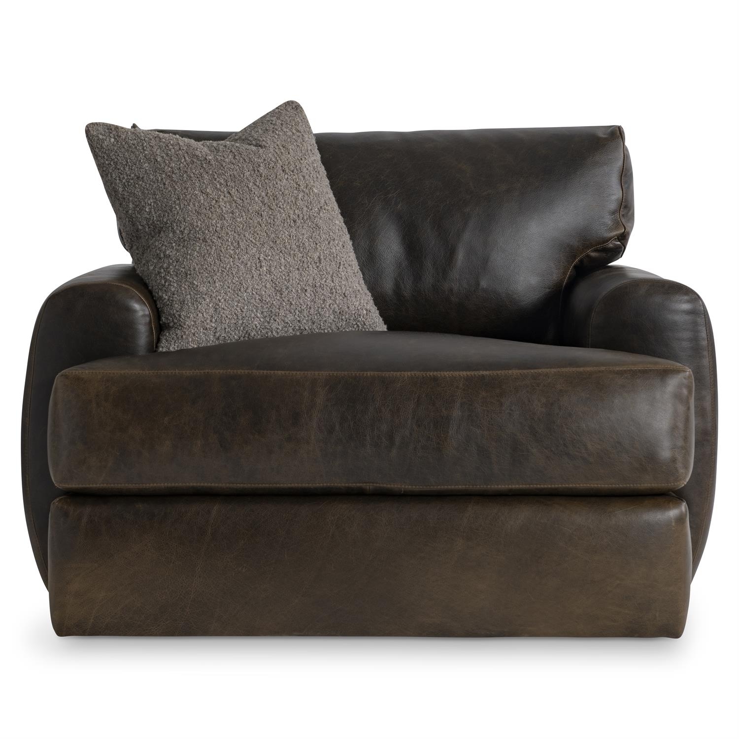 Cameron Leather Swivel Chair