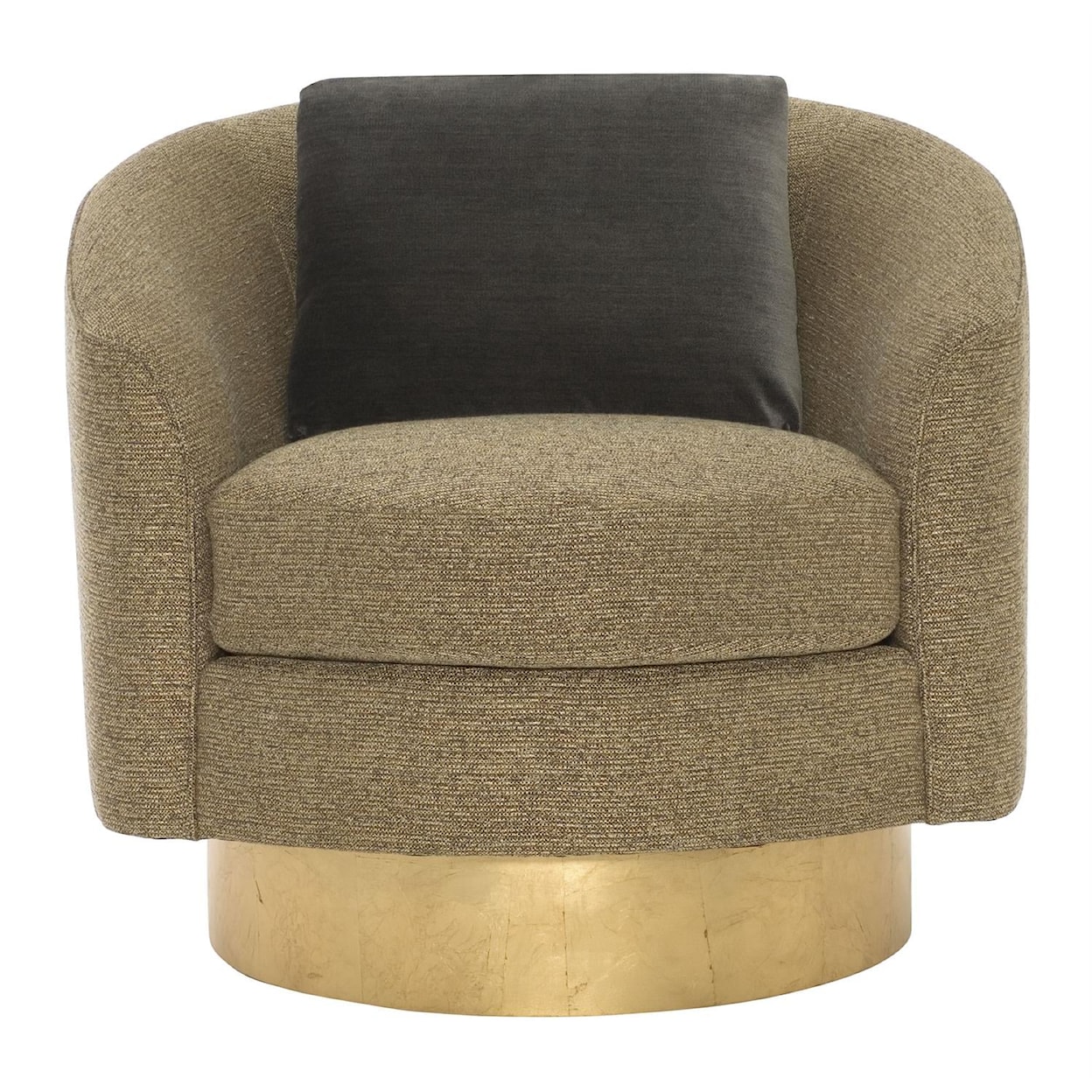 Bernhardt Bernhardt Interiors Camino Fabric Swivel Chair Without Pillows