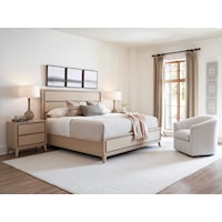 Contemporary Panel Cal King Bedroom Set
