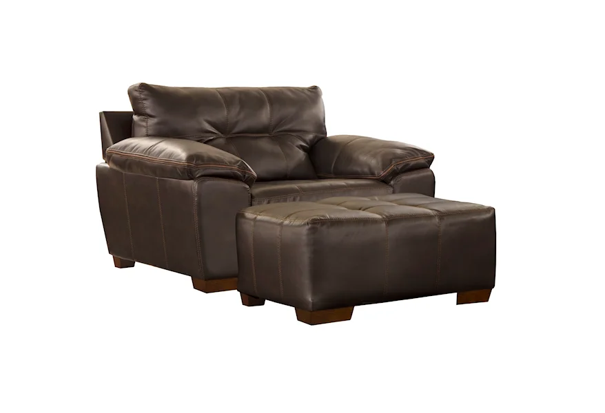 4396 Hudson Chair and Ottoman by Jackson Furniture at Galleria Furniture, Inc.