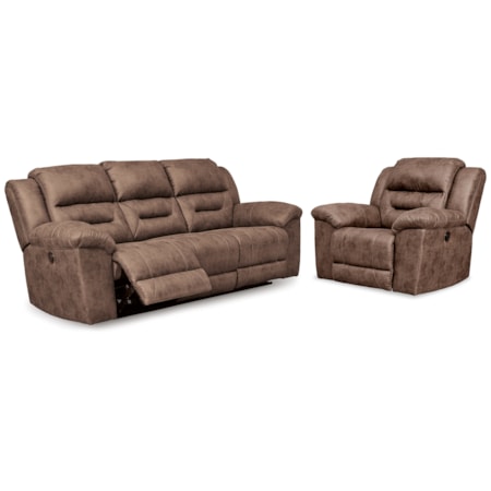 Power Reclining Sofa And Power Recliner