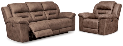 Power Reclining Sofa And Power Recliner